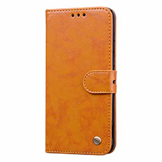 Custodia Portafoglio In Pelle Cover con Supporto T20 per Huawei P40 Arancione