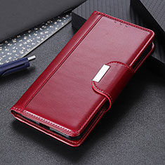 Custodia Portafoglio In Pelle Cover con Supporto T24 per Apple iPhone 13 Mini Rosso