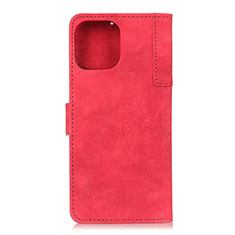 Custodia Portafoglio In Pelle Cover con Supporto T29 per Xiaomi Mi 11 5G Rosso