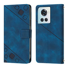Custodia Portafoglio In Pelle Cover con Supporto Y01B per OnePlus Ace 5G Blu