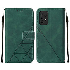 Custodia Portafoglio In Pelle Cover con Supporto Y01B per Samsung Galaxy A33 5G Verde