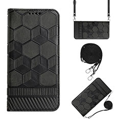 Custodia Portafoglio In Pelle Cover con Supporto Y01B per Xiaomi Redmi Note 11T Pro+ Plus 5G Nero