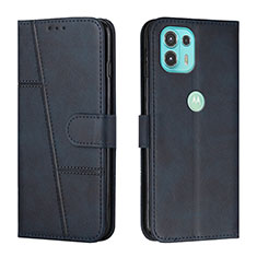 Custodia Portafoglio In Pelle Cover con Supporto Y01X per Motorola Moto Edge 20 Lite 5G Blu