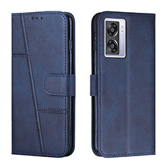 Custodia Portafoglio In Pelle Cover con Supporto Y01X per OnePlus Nord N300 5G Blu