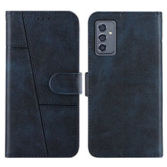 Custodia Portafoglio In Pelle Cover con Supporto Y01X per Samsung Galaxy A05s Blu