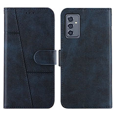 Custodia Portafoglio In Pelle Cover con Supporto Y01X per Samsung Galaxy A15 5G Blu