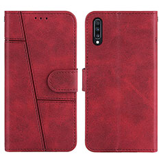 Custodia Portafoglio In Pelle Cover con Supporto Y01X per Samsung Galaxy A50S Rosso