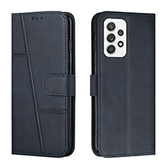 Custodia Portafoglio In Pelle Cover con Supporto Y01X per Samsung Galaxy A53 5G Blu