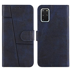 Custodia Portafoglio In Pelle Cover con Supporto Y01X per Samsung Galaxy S20 Plus 5G Blu