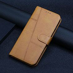 Custodia Portafoglio In Pelle Cover con Supporto Y01X per Xiaomi Mi 13 5G Marrone Chiaro
