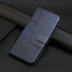 Custodia Portafoglio In Pelle Cover con Supporto Y01X per Xiaomi Poco X5 Pro 5G Blu