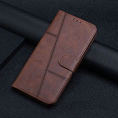 Custodia Portafoglio In Pelle Cover con Supporto Y01X per Xiaomi Redmi A1 Plus Marrone