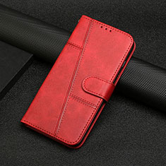 Custodia Portafoglio In Pelle Cover con Supporto Y01X per Xiaomi Redmi A1 Plus Rosso