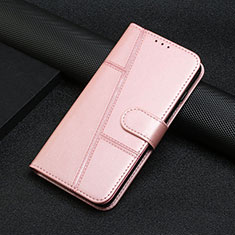 Custodia Portafoglio In Pelle Cover con Supporto Y01X per Xiaomi Redmi Note 12 Pro 5G Oro Rosa
