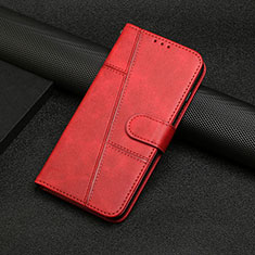 Custodia Portafoglio In Pelle Cover con Supporto Y01X per Xiaomi Redmi Note 12 Pro 5G Rosso