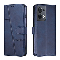Custodia Portafoglio In Pelle Cover con Supporto Y01X per Xiaomi Redmi Note 13 5G Blu