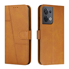 Custodia Portafoglio In Pelle Cover con Supporto Y01X per Xiaomi Redmi Note 13 Pro 5G Marrone Chiaro