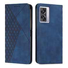 Custodia Portafoglio In Pelle Cover con Supporto Y02X per OnePlus Nord N300 5G Blu