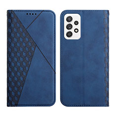 Custodia Portafoglio In Pelle Cover con Supporto Y02X per Samsung Galaxy A23 5G Blu