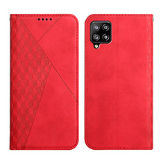 Custodia Portafoglio In Pelle Cover con Supporto Y02X per Samsung Galaxy A42 5G Rosso