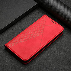 Custodia Portafoglio In Pelle Cover con Supporto Y02X per Samsung Galaxy A51 4G Rosso