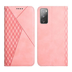 Custodia Portafoglio In Pelle Cover con Supporto Y02X per Samsung Galaxy S20 Lite 5G Oro Rosa