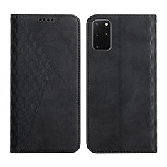 Custodia Portafoglio In Pelle Cover con Supporto Y02X per Samsung Galaxy S20 Plus Nero