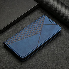 Custodia Portafoglio In Pelle Cover con Supporto Y02X per Xiaomi Mi 13 5G Blu