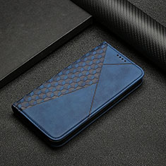 Custodia Portafoglio In Pelle Cover con Supporto Y02X per Xiaomi Poco F5 Pro 5G Blu