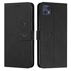 Custodia Portafoglio In Pelle Cover con Supporto Y03X per Motorola Moto G50 5G Nero