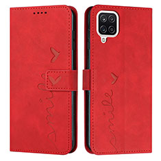 Custodia Portafoglio In Pelle Cover con Supporto Y03X per Samsung Galaxy A42 5G Rosso