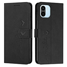 Custodia Portafoglio In Pelle Cover con Supporto Y03X per Xiaomi Poco C50 Nero