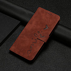 Custodia Portafoglio In Pelle Cover con Supporto Y03X per Xiaomi Poco X5 Pro 5G Marrone