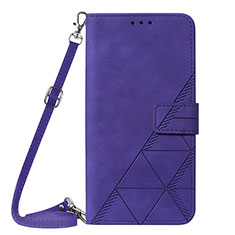 Custodia Portafoglio In Pelle Cover con Supporto Y04B per Samsung Galaxy S20 5G Viola