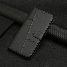 Custodia Portafoglio In Pelle Cover con Supporto Y04X per Samsung Galaxy F02S SM-E025F Nero