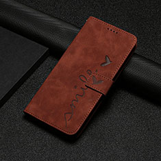 Custodia Portafoglio In Pelle Cover con Supporto Y04X per Xiaomi Redmi 11A 4G Marrone