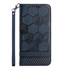 Custodia Portafoglio In Pelle Cover con Supporto Y05B per Samsung Galaxy A13 4G Blu