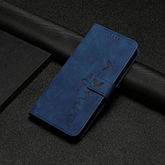 Custodia Portafoglio In Pelle Cover con Supporto Y06X per Realme V50 5G Blu
