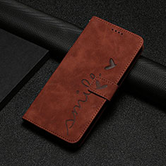 Custodia Portafoglio In Pelle Cover con Supporto Y06X per Xiaomi Mi 13 Lite 5G Marrone