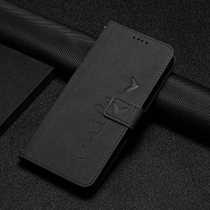Custodia Portafoglio In Pelle Cover con Supporto Y06X per Xiaomi Redmi 12 4G Nero