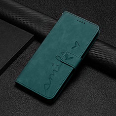 Custodia Portafoglio In Pelle Cover con Supporto Y06X per Xiaomi Redmi 12 4G Verde