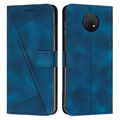 Custodia Portafoglio In Pelle Cover con Supporto Y07X per Nokia G10 Blu