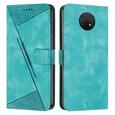 Custodia Portafoglio In Pelle Cover con Supporto Y07X per Nokia G10 Verde