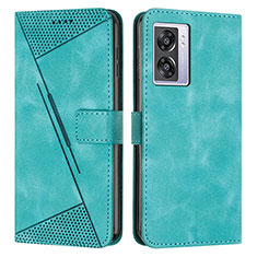 Custodia Portafoglio In Pelle Cover con Supporto Y07X per Realme V23 5G Verde