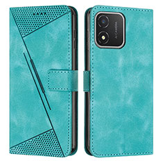 Custodia Portafoglio In Pelle Cover con Supporto Y08X per Huawei Honor X5 Verde