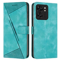 Custodia Portafoglio In Pelle Cover con Supporto Y08X per Motorola Moto Edge (2023) 5G Verde