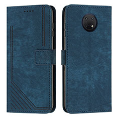 Custodia Portafoglio In Pelle Cover con Supporto Y08X per Nokia G30 Blu
