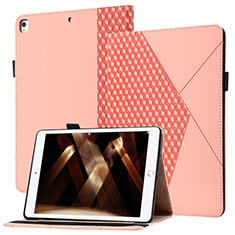 Custodia Portafoglio In Pelle Cover con Supporto YX1 per Apple iPad 10.2 (2020) Oro Rosa