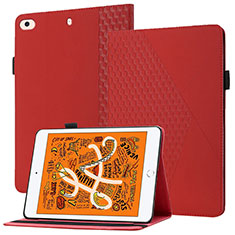 Custodia Portafoglio In Pelle Cover con Supporto YX1 per Apple iPad Mini 5 (2019) Rosso