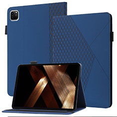 Custodia Portafoglio In Pelle Cover con Supporto YX1 per Apple iPad Pro 11 (2020) Blu